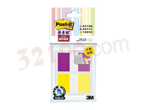 3M 680-2PK-3指示标贴(黄+紫)