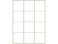 卓联ZL-2812-100电脑打印标签(36.5*72mm)