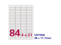 裕宝 UH7656 电脑打印标签(46×11.1mm)