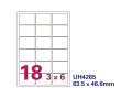 裕宝 UH4265 电脑打印标签(63.5×46.6mm)
