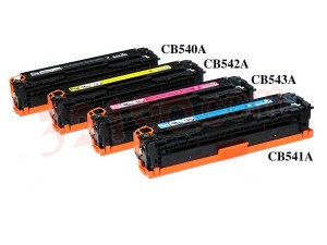 宏祎通用CB542A黄色全新环保硒鼓(1500页,适用CP1215 1515n 1518ni)