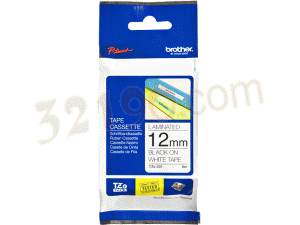 brother兄弟TZe-231 12mm 白底黑字标签色带(适用PT-1280/2700/3600)
