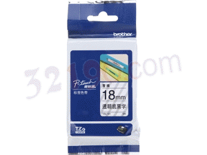 brother兄弟TZe-141 18mm透明底黑字标签色带（适用PT1650/7600/18RZ/2100）