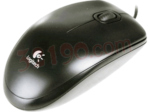 Logitech罗技M100r/M105有线光电鼠标(USB,黑)办公大鼠标