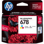 HP惠普CZ108AA(678号)彩色墨盒(HP DeskJet 2515 1018 1518 2548 3548 4518 ,150页)