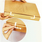 用友-西玛Z010227全A4凭证装订盒(220*310*40mm,20个/箱)适用尺寸为210*297mm的所有凭证表单