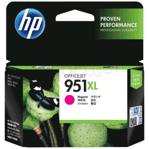 HP惠普CN047AA 951XL号超大容量品红色墨盒(1500页,HP Officejet Pro 8600/8100/276DW)