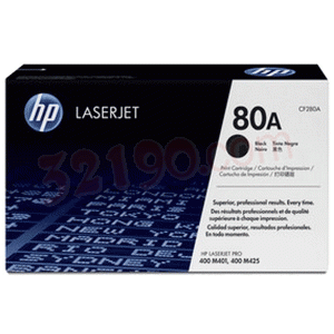 HP惠普CF280A(80A)黑色原装硒鼓(2700页,适用Pro 400系列 M401/M425)