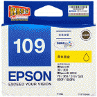 EPSON爱普生T1094黄色原装墨盒C13T109380(适用ME30/ME70/ME80W /ME1100/ME300/ME360/ME510/ME520/600F/650FN/700FW 550页)