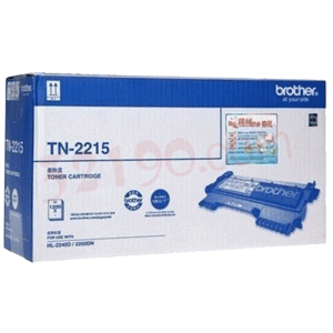 BROTHER兄弟TN-2215黑色原装墨粉(适用 HL-2240/HL-2250DN/MFC-7360/MFC-7470D/MFC-7860DN/DCP-7060D、1200页)
