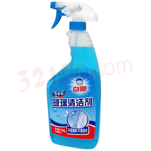 白猫玻璃清洁剂500g 玻璃水