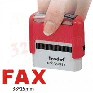Trodat卓达4911 E139回墨印章(FAX)翻斗印章