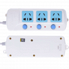 公牛GN-314单排三联万用插座(10A,2500W,独立电源)