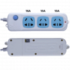 公牛GN-406D单排三联多功能电源插座(16A,4000W)大功率 空调 电磁炉