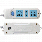 公牛GN-606 单排三联插座(10A,2500W,两个3孔一个2孔)