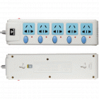 公牛GN-312 3米单排五联插座(10A,2500W,独立开关,过载保护)