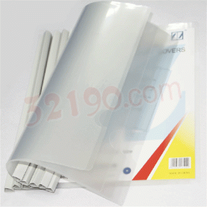 卓联ZL-310 A4 抽杆夹(10只装白色杆，10mm背宽)