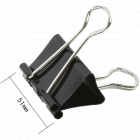 deli得力9541 51mm黑色长尾夹(纸盒12只装）