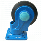 Uni-Silent 4寸 全静音脚轮(导向轮)适合载重200kg,150kg全静音推车 ,转向脚轮