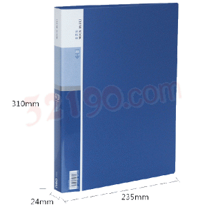 deli得力5004 A4 40页透明内袋资料册