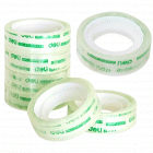 deli得力30011文具胶带12mm*14Y  透明胶 玻璃胶