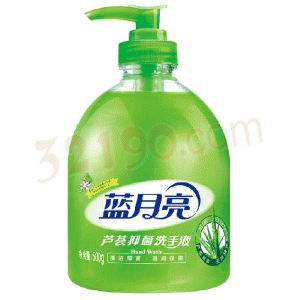 蓝月亮芦荟抑菌瓶装洗手液500g