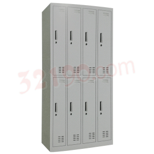 宏祎YZ-145竖八门更衣柜(H1800W900D500mm)