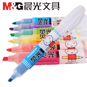 晨光 MF-5301 米菲香味荧光笔（6色可选）