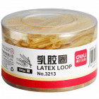 deli得力3213 100g乳胶圈橡皮筋 办公财务用 强韧性牢固