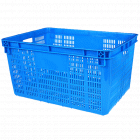 宏祎710型加厚全新料周转筐(可套叠) 塑料筐 塑料箱 轻易摔不烂