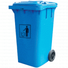 宏祎360L A型大拖轮优质加厚环卫垃圾桶(H1130W700D840mm)垃圾车 塑料垃圾桶 环卫桶