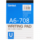 Gambol渡边A6-708AC A6 70页有线条竖翻本本子本子