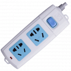 公牛GN-606D 1.8米2孔单排大功率电源插座(1个10A+1个16A,4000W)