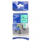 Brother兄弟TZe-751绿底黑字24mm原装标签机色带(PT-2430PCz/2730/3600/7600/9700PC/9800PCN)