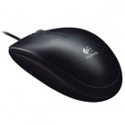 Logitech罗技M100r/M105有线光电鼠标(USB,黑)办公大鼠标
