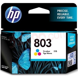 HP惠普原装 803 (F6V20AA)彩色墨盒(适用Deskjet1112 2132 1111 2131,196页)