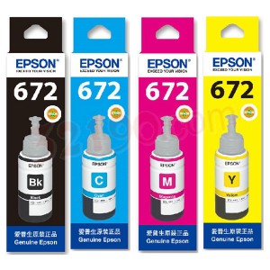 Epson爱普生T6724黄色原装墨水补充装 补充墨水 添加墨水(70ml,适用L101/L201/L111/L211/L301/L303/L351/L353/L358/L551)