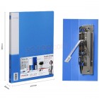 deli得力DL5301 A4单强力夹+插袋(18mm背宽)