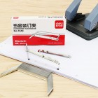 deli得力5549两孔铁装订夹(50副/盒) 金属装订夹
