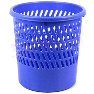 deli得力9553塑料镂空垃圾篓H265￠260mm 废纸篓 垃圾桶