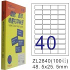 卓联ZL-2804-100电脑打印标签(99*139mm)