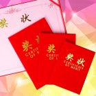 宏祎精品绒面奖状(含内芯)