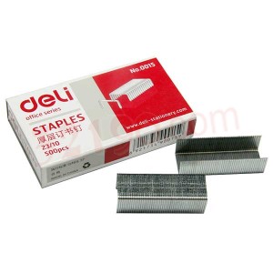 deli得力0015 23/10重型厚层订书针23/10(可订60页)订书钉