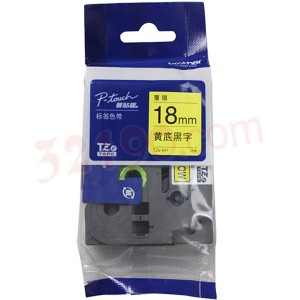 brother兄弟TZe-641 18mm黄底黑字标签色带（适用PT1650/7600/18RZ/2100/2700）