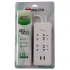公牛GN-UUA124 1.5米4孔电源插座(含2个5V2.4A USB智能快充插头)