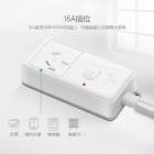 公牛GN-104D 1.8米16A大功率插座接线板(原始接头16A,内赠10A插头可自接) 插排拖线板