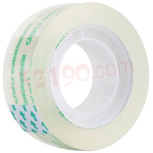 deli得力30065文具胶带18mm*30Y  透明胶 玻璃胶