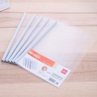 deli得力5532 加厚抽杆夹(215x310mm脊背15mm,单色5只装)