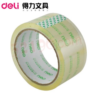 deli得力30201 透明封箱胶带48mm*40y*50um